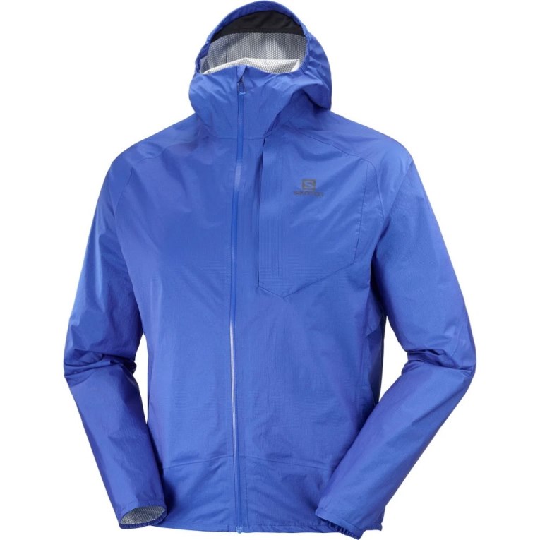 Chaquetas Shell Salomon Bonatti Impermeables Hombre Azules | MX RYCZ409